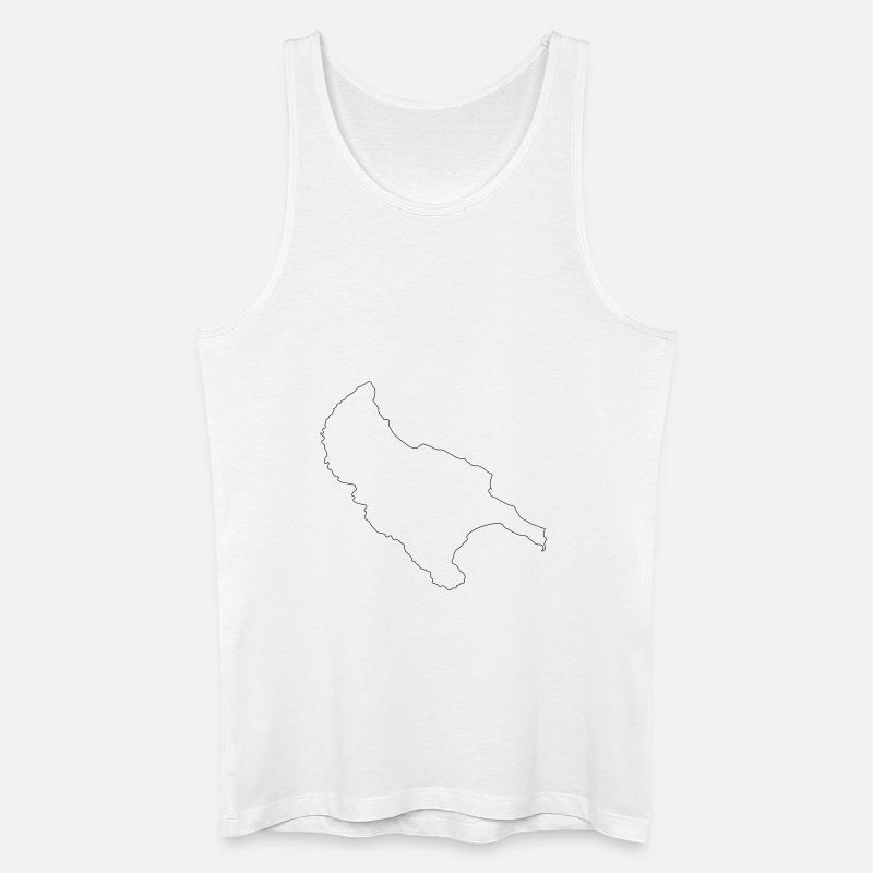 Zakynthos - Männer Bio Tank Top - Weiß