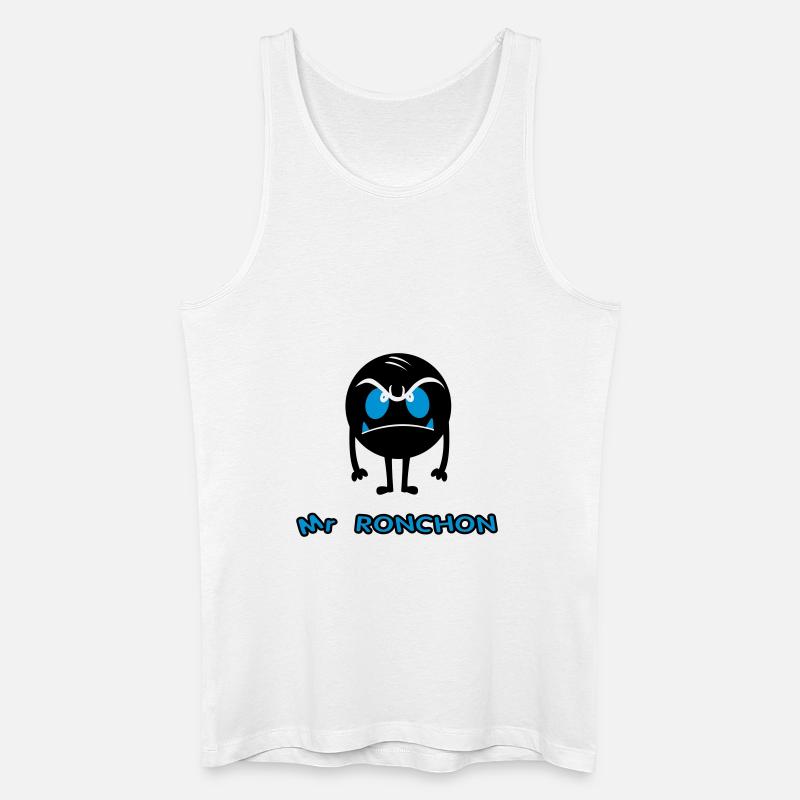 mr_ronchon - Männer Bio Tank Top - Weiß
