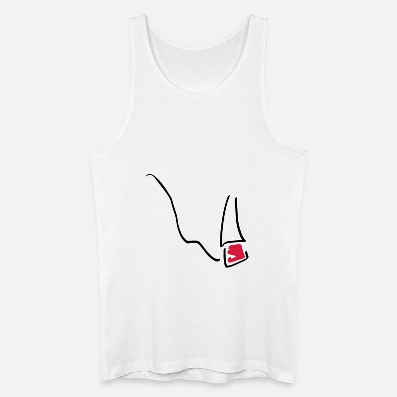 cigarette_01 - Männer Bio Tank Top - Weiß