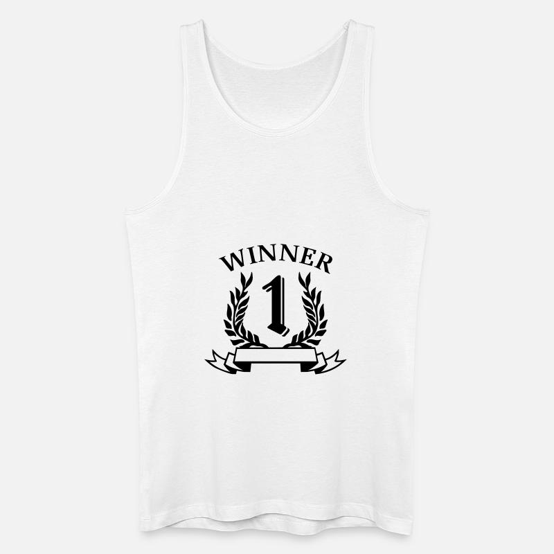 Winner - Männer Bio Tank Top - Weiß