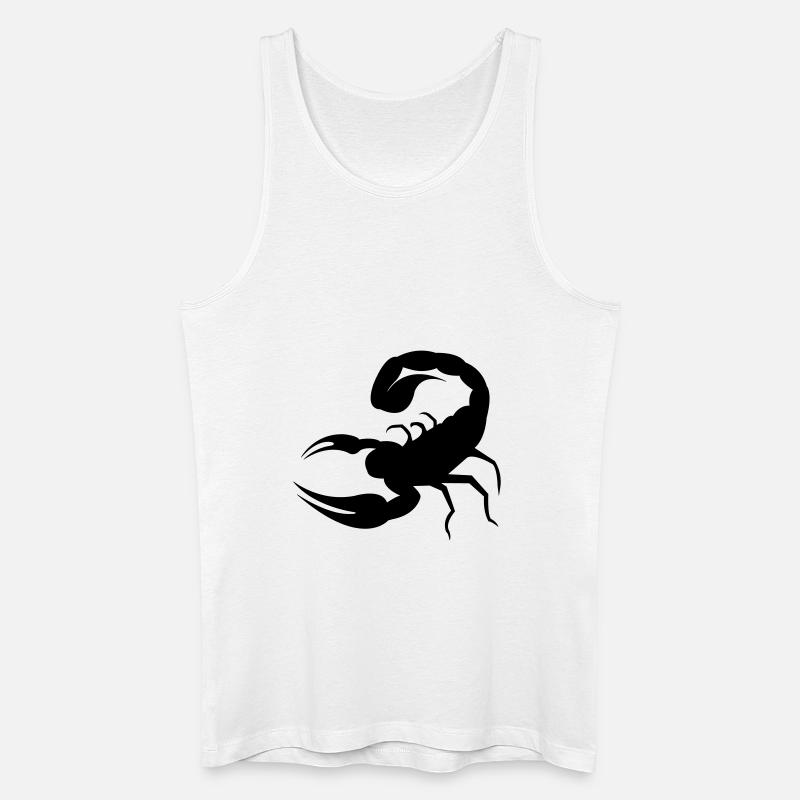 skorpion - Männer Bio Tank Top - Weiß