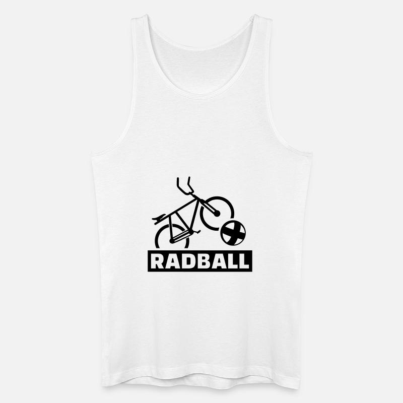 Radball - Männer Bio Tank Top - Weiß