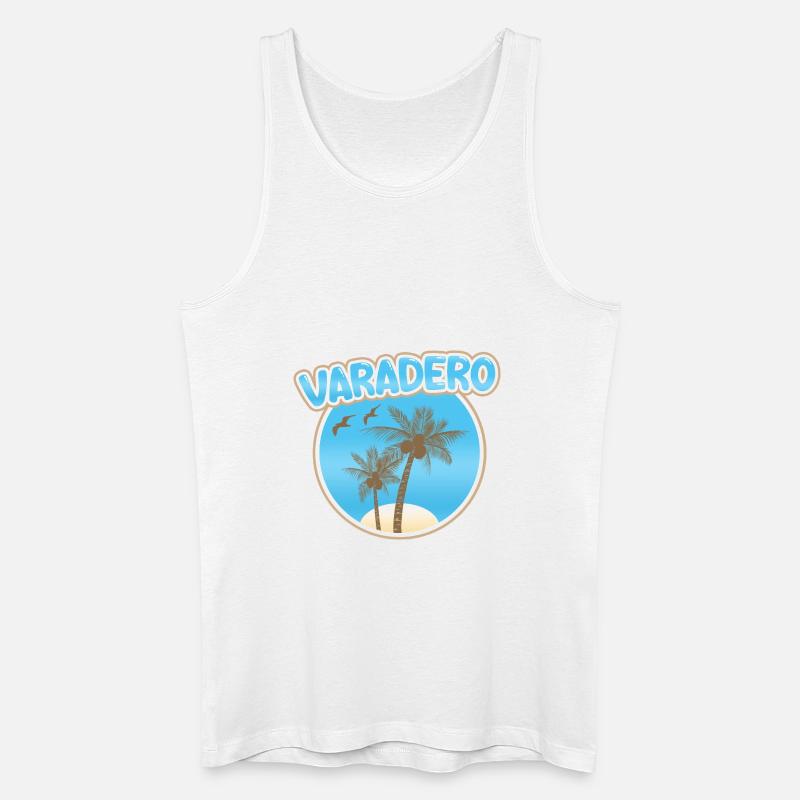Urlaub Varadero - Männer Bio Tank Top - Weiß