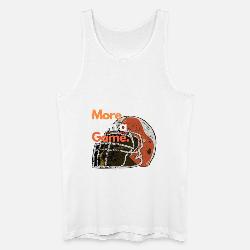 More than a Game - Männer Bio Tank Top - Weiß