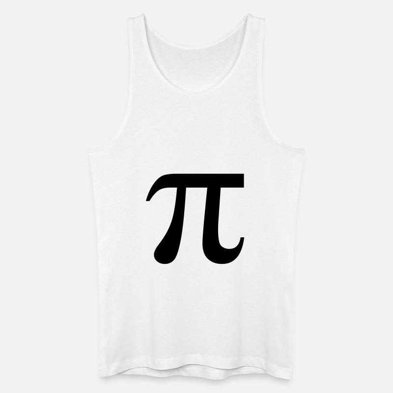 PI - Männer Bio Tank Top - Weiß