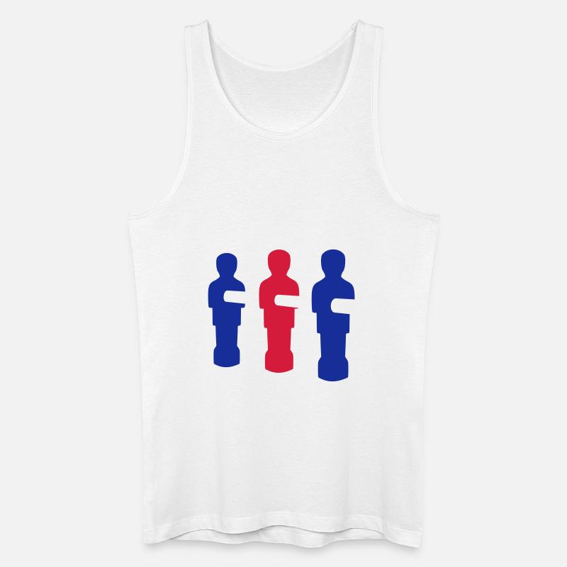 Kicker - Männer Bio Tank Top - Weiß