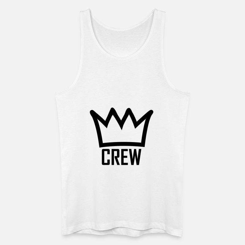 crew - Männer Bio Tank Top - Weiß