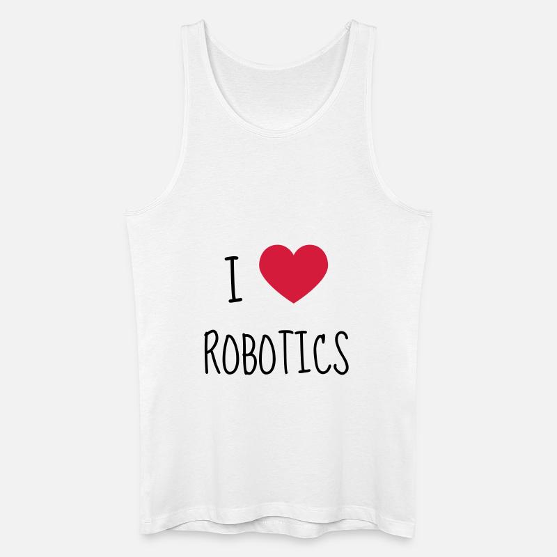 Robotik / Roboter / Robot / Robotics - Männer Bio Tank Top - Weiß