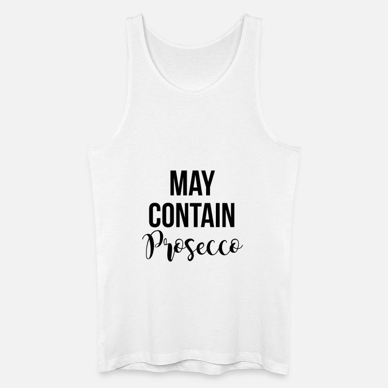 Prosecco - Männer Bio Tank Top - Weiß