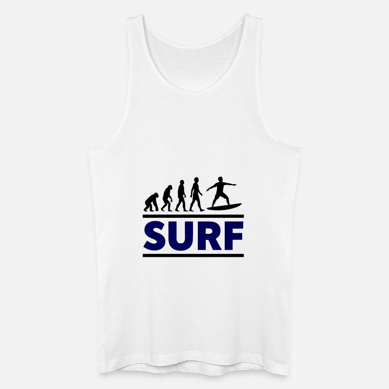 Surf Évolution - Débardeur bio Homme - blanc