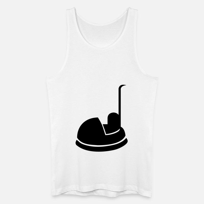 Autoscooter - Männer Bio Tank Top - Weiß