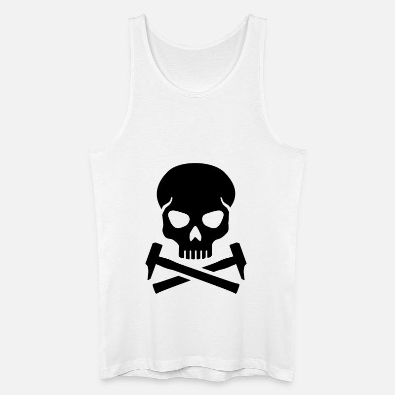 Hammer - Männer Bio Tank Top - Weiß