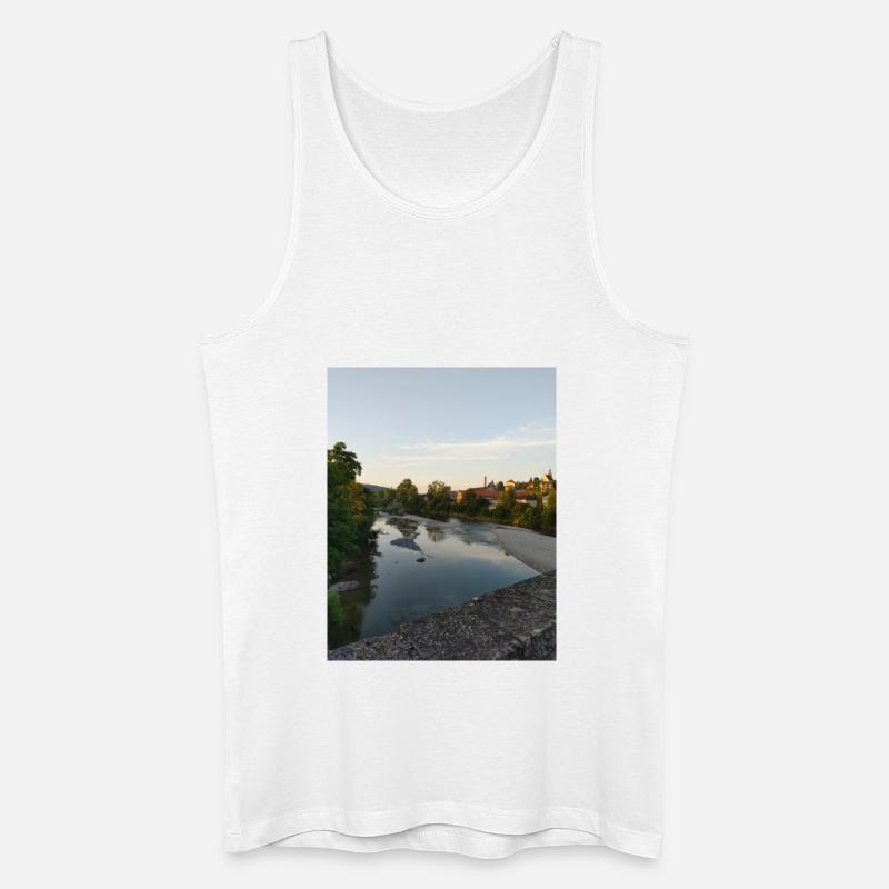 Abendstimmung - Männer Bio Tank Top - Weiß