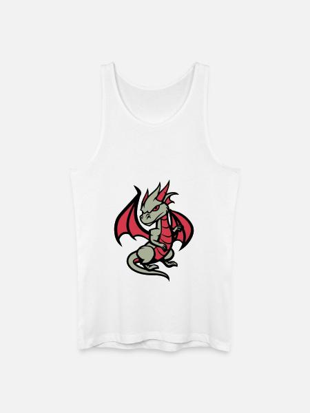 Dragon Comic - Men’s Organic Tank Top - white