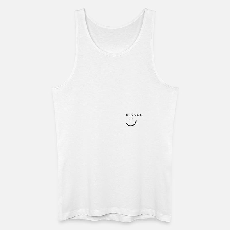 Ei Gude - Männer Bio Tank Top - Weiß