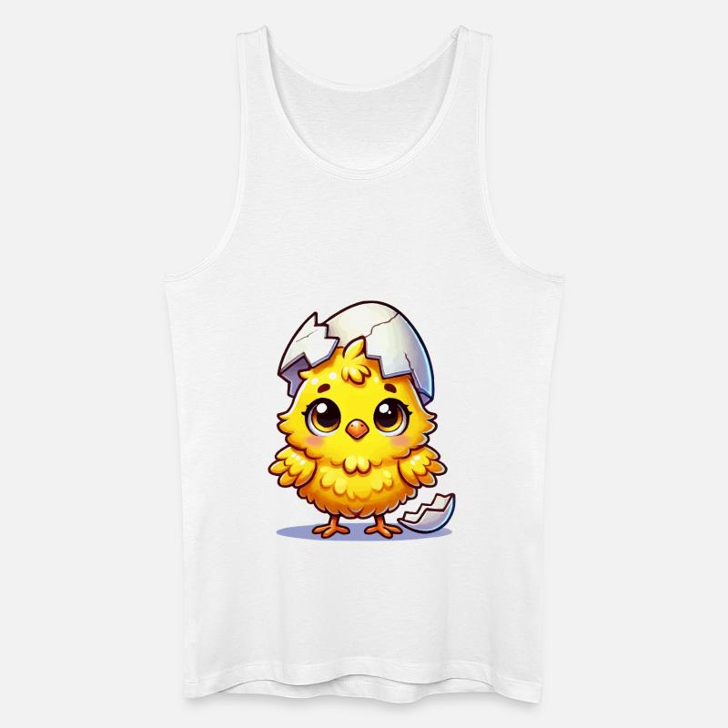 kuecken comic - Männer Bio Tank Top - Weiß