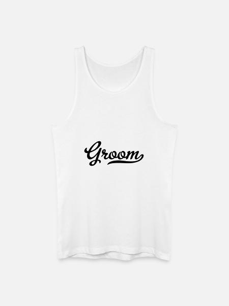 Bridegroom - Men’s Organic Tank Top - white