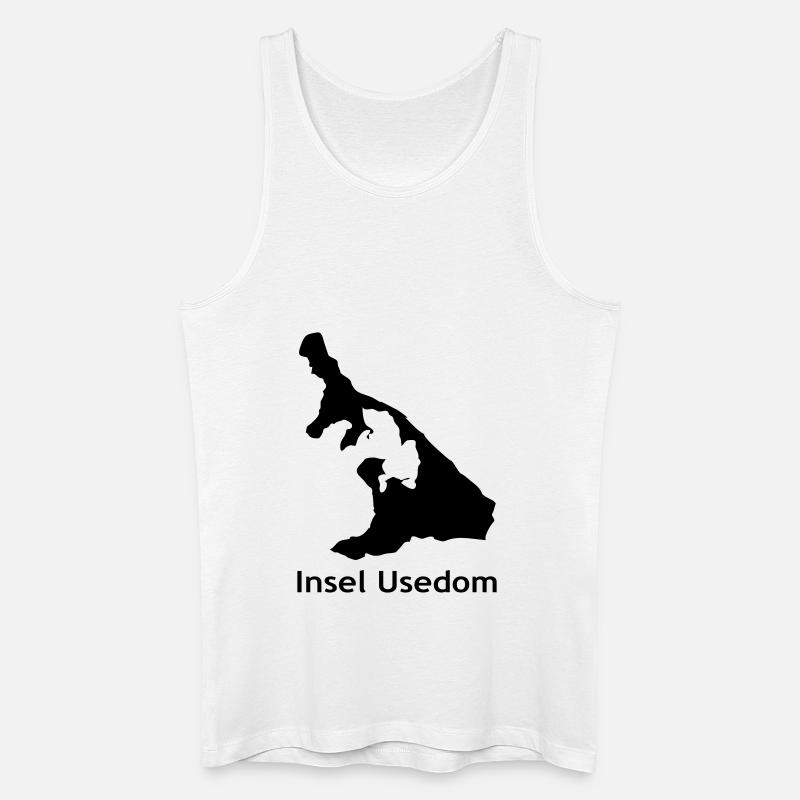 usedom - Männer Bio Tank Top - Weiß
