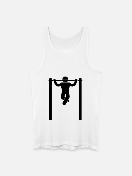 pullup - Männer Bio Tank Top - Weiß