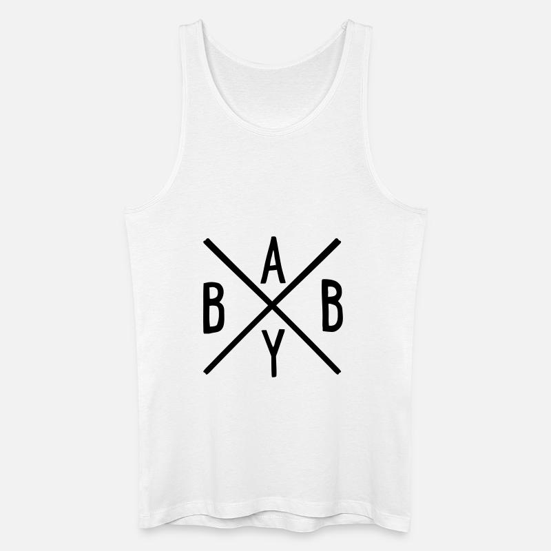 BABY - Männer Bio Tank Top - Weiß