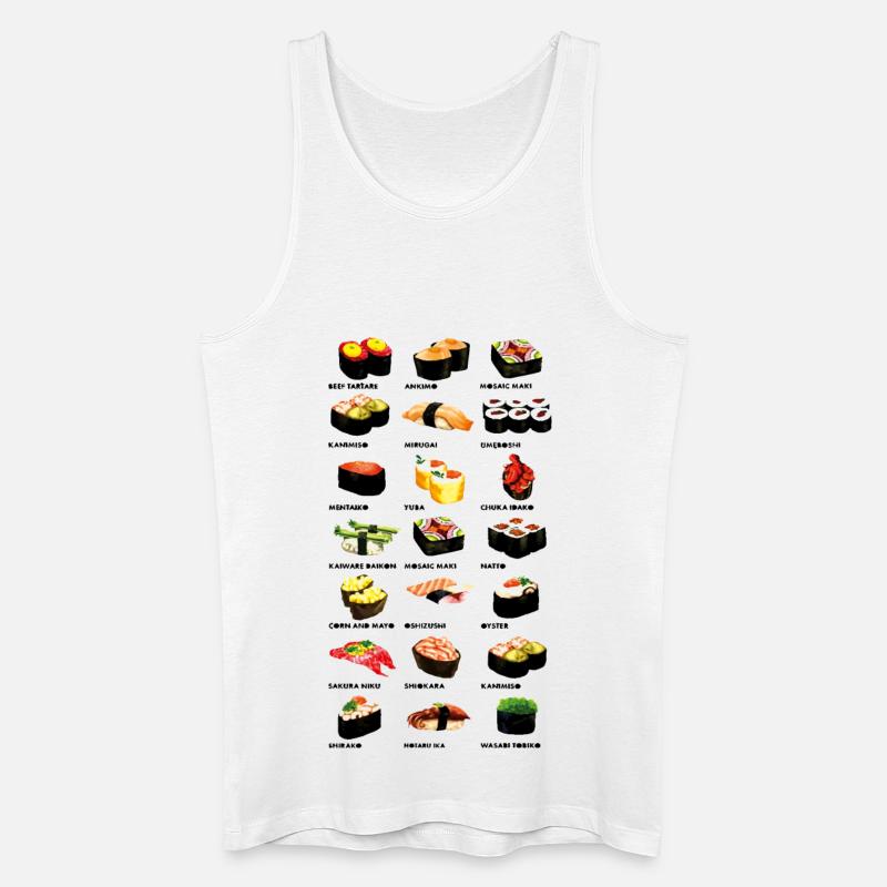 Sushi-Abendessen - Männer Bio Tank Top - Weiß