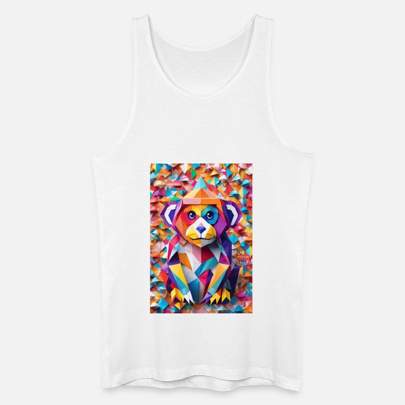 Baby-Affe - Männer Bio Tank Top - Weiß