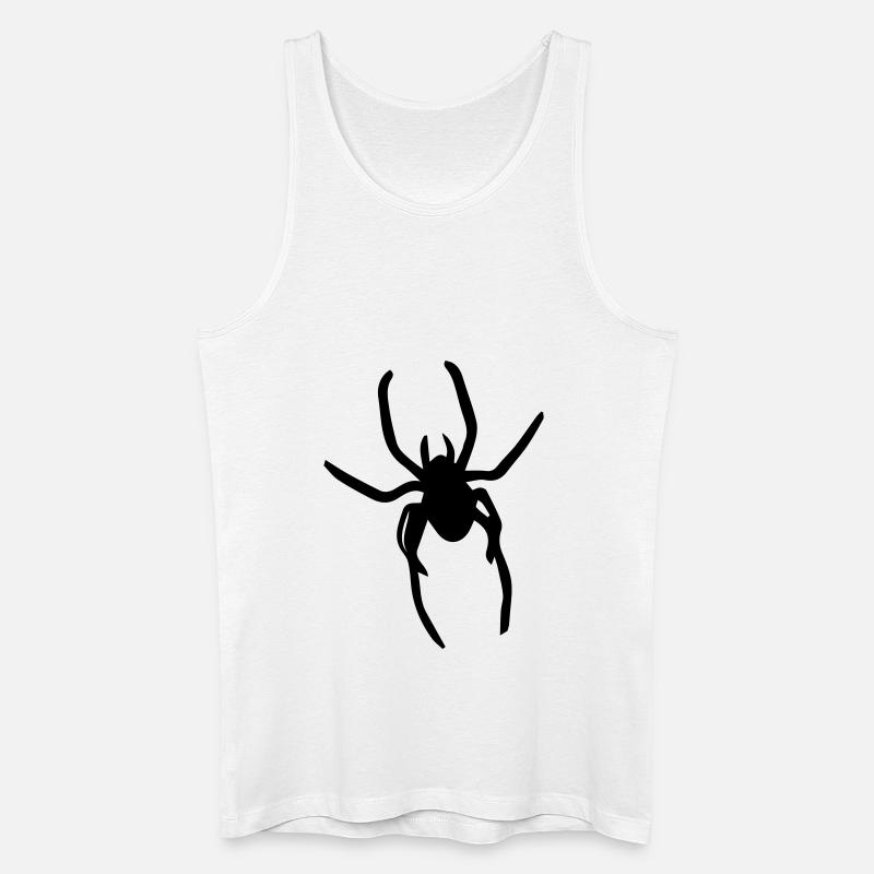 spider - Männer Bio Tank Top - Weiß