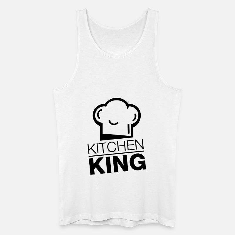 kitchen_king_rp1 - Männer Bio Tank Top - Weiß