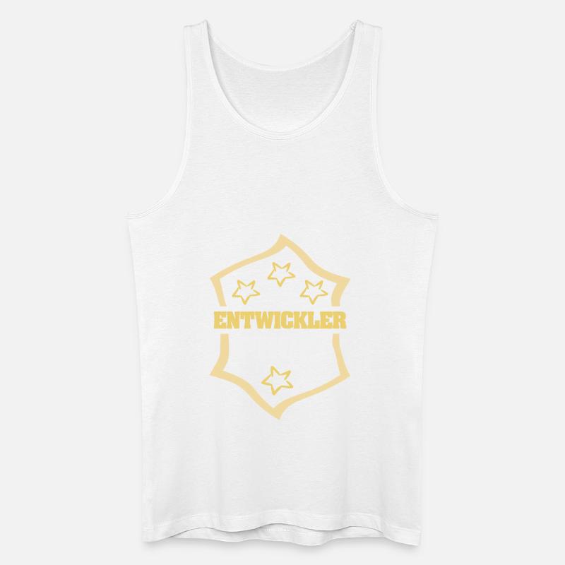 Occupation Developer - Men’s Organic Tank Top - white