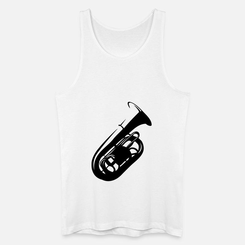tuba - Männer Bio Tank Top - Weiß