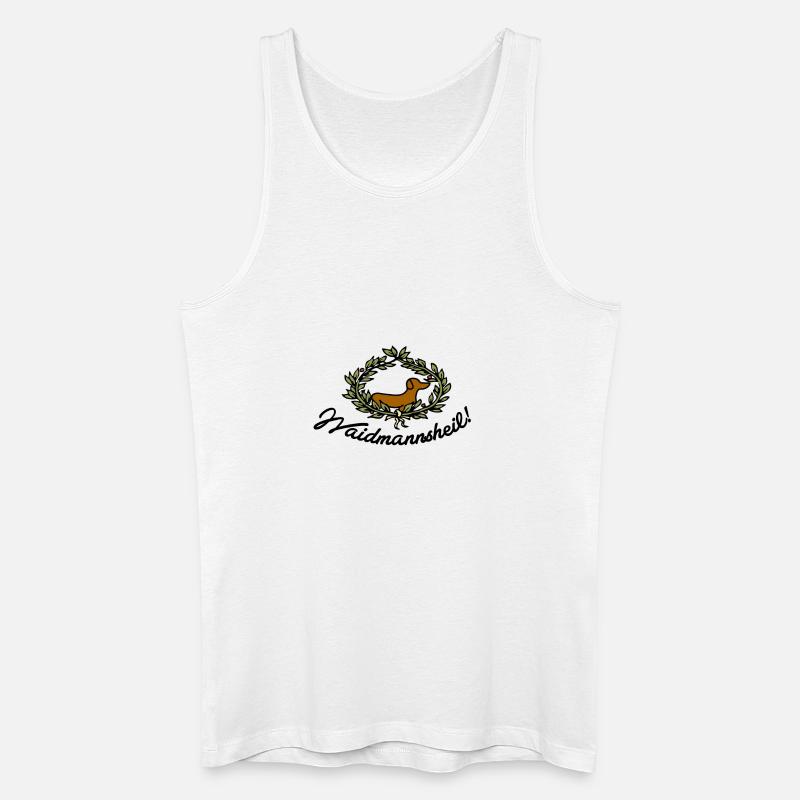 Waidmannsheil - Männer Bio Tank Top - Weiß