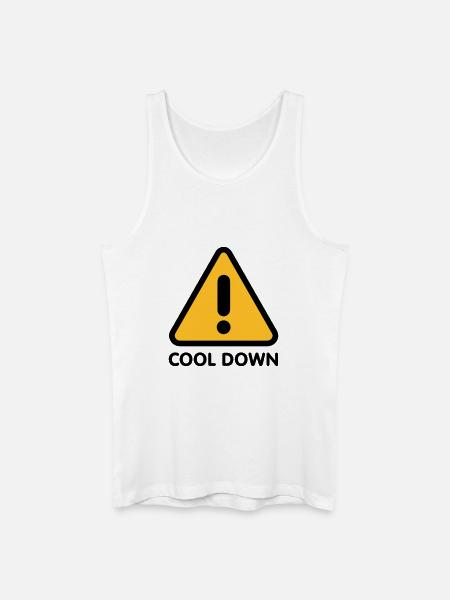 Cool down - Männer Bio Tank Top - Weiß