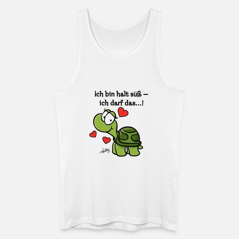 Thoddys Schildkröte - Männer Bio Tank Top - Weiß