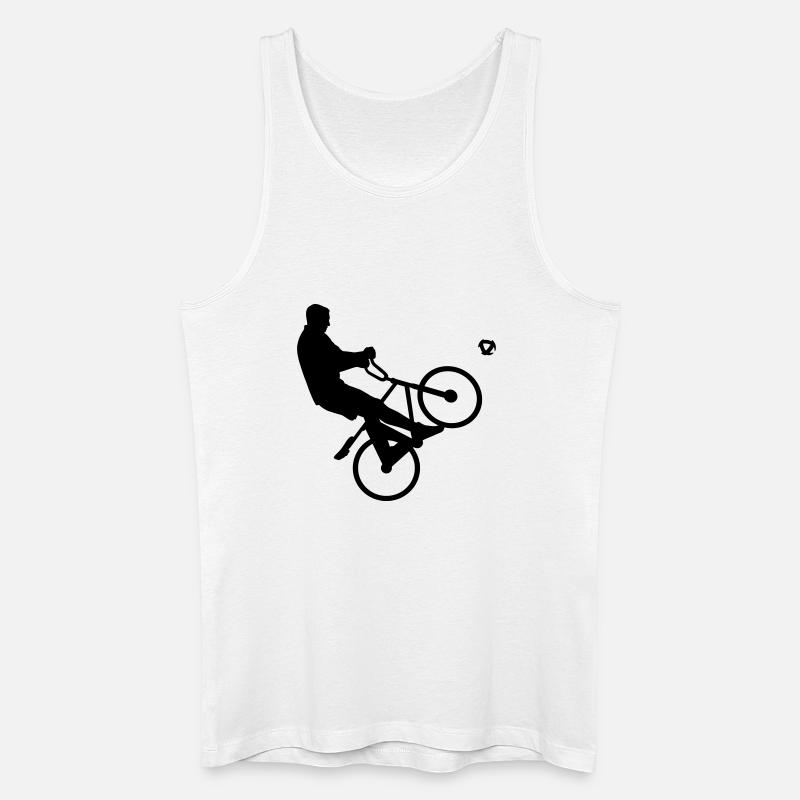 Radball - Männer Bio Tank Top - Weiß