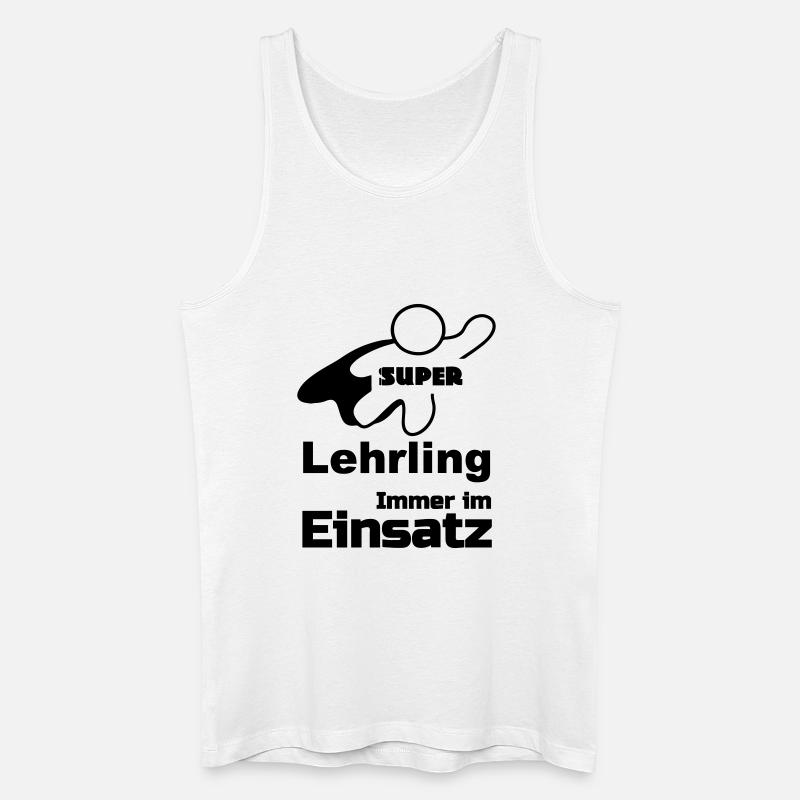 Super Lehrling Geschenk - Männer Bio Tank Top - Weiß