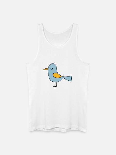 oiseau - Débardeur bio Homme - blanc
