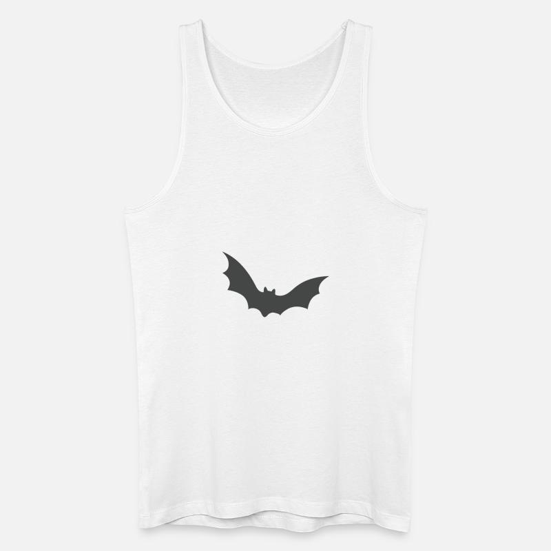 Fledermaus, Halloween, Robin, Grusel - Männer Bio Tank Top - Weiß
