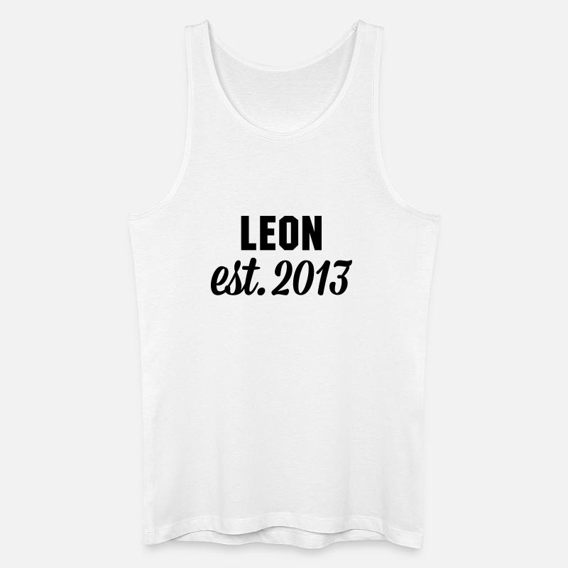 Leon est 2013 - Männer Bio Tank Top - Weiß