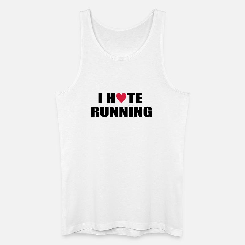 courir - Débardeur bio Homme - blanc