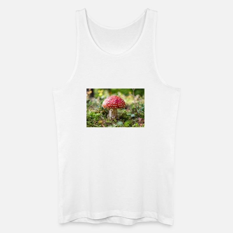 Toadstool - Men’s Organic Tank Top - white