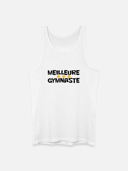 Meilleure Gymnaste - Débardeur bio Homme - blanc