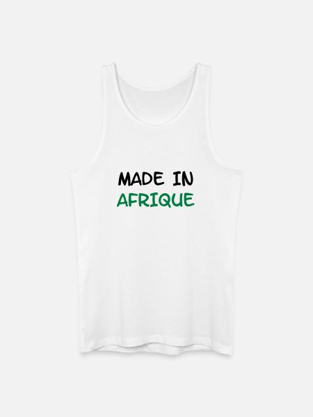 Made in AFRIQUE ! - Débardeur bio Homme - blanc