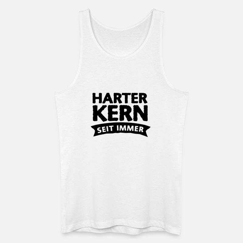 harter kern seit immer 1c - Männer Bio Tank Top - Weiß