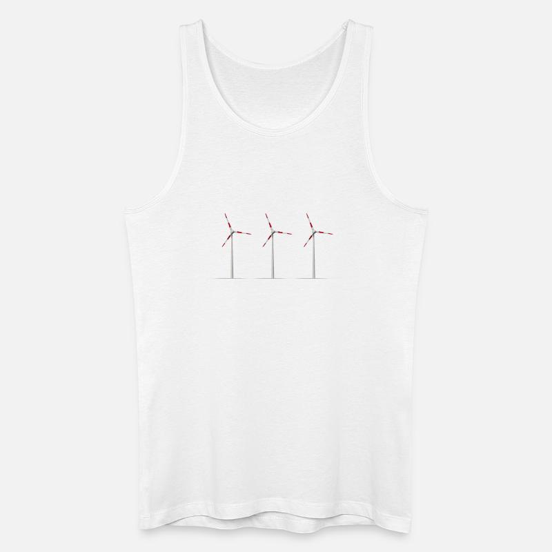 windrad - Männer Bio Tank Top - Weiß