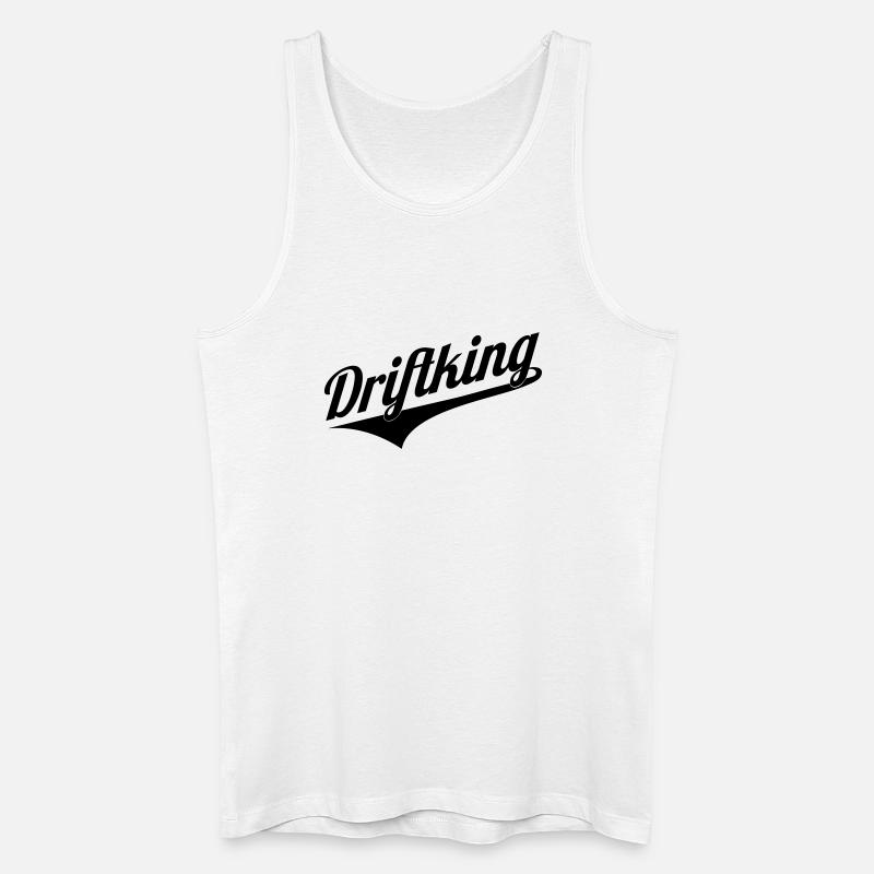 Driftking retro - Männer Bio Tank Top - Weiß