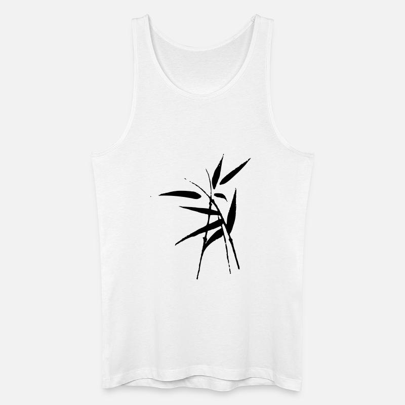 Bambus - Männer Bio Tank Top - Weiß