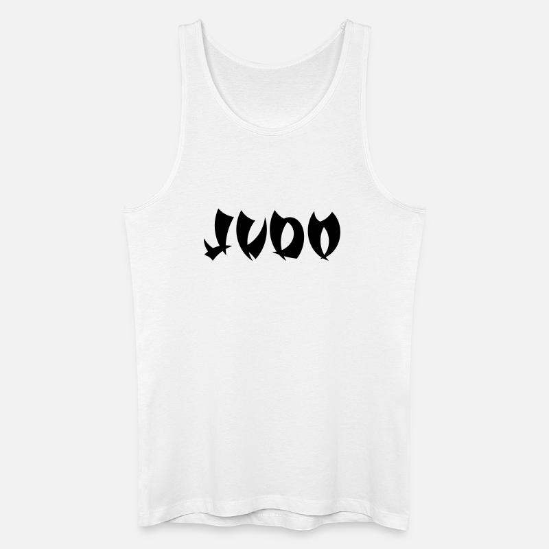Judo - Männer Bio Tank Top - Weiß