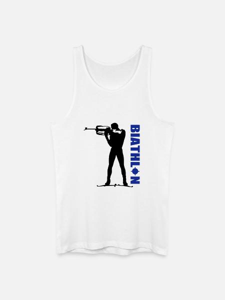Biathlon - Débardeur bio Homme - blanc