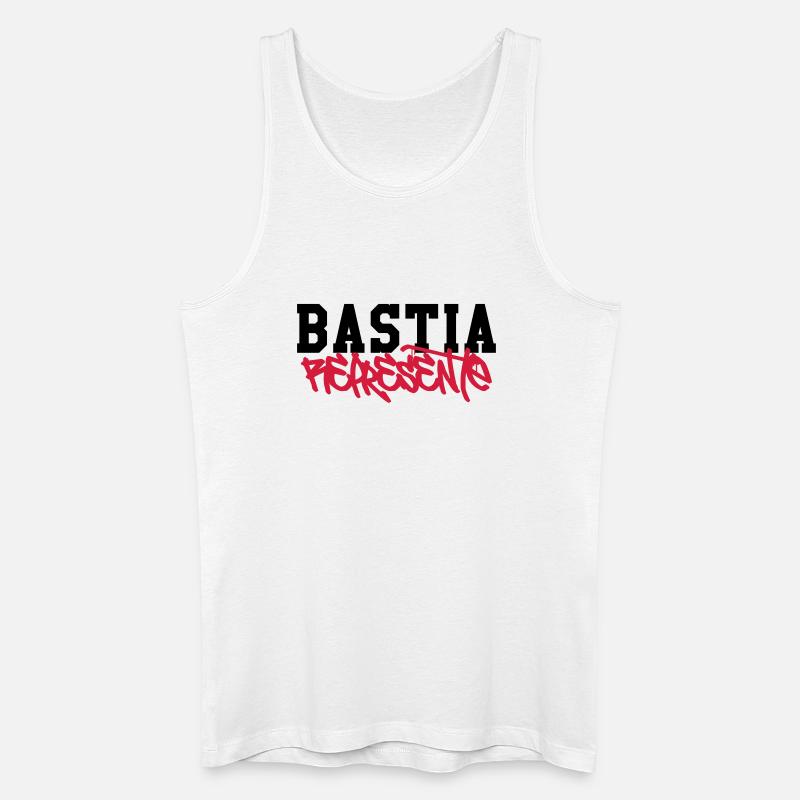 Stellt Bastia - Männer Bio Tank Top - Weiß