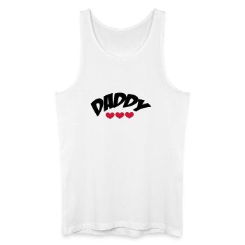 Daddy - Men’s Organic Tank Top - white - Front